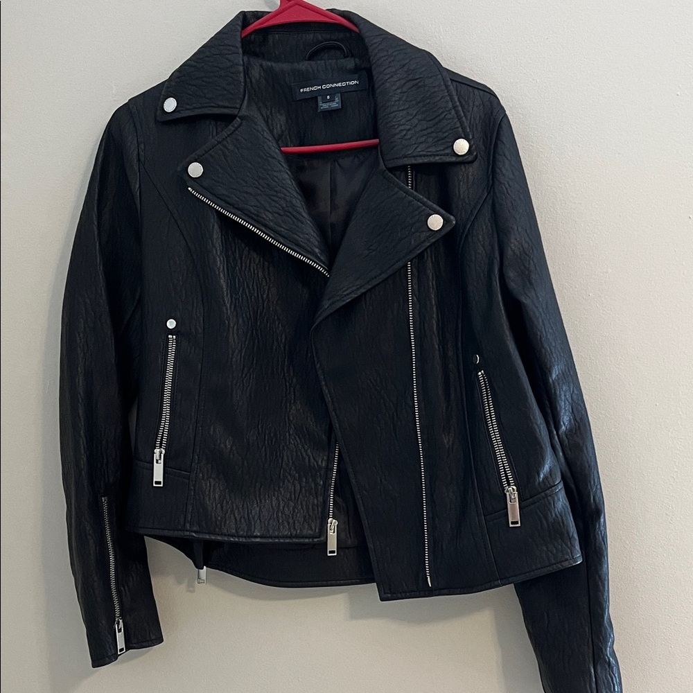 French Connection Faux Leather Jacket